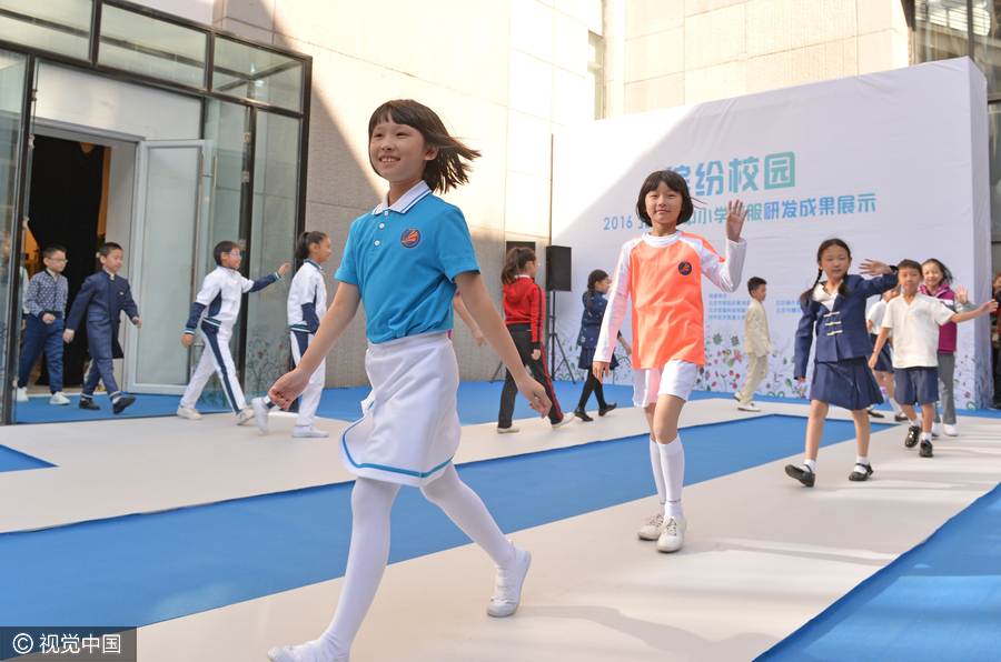 School uniforms get chic look