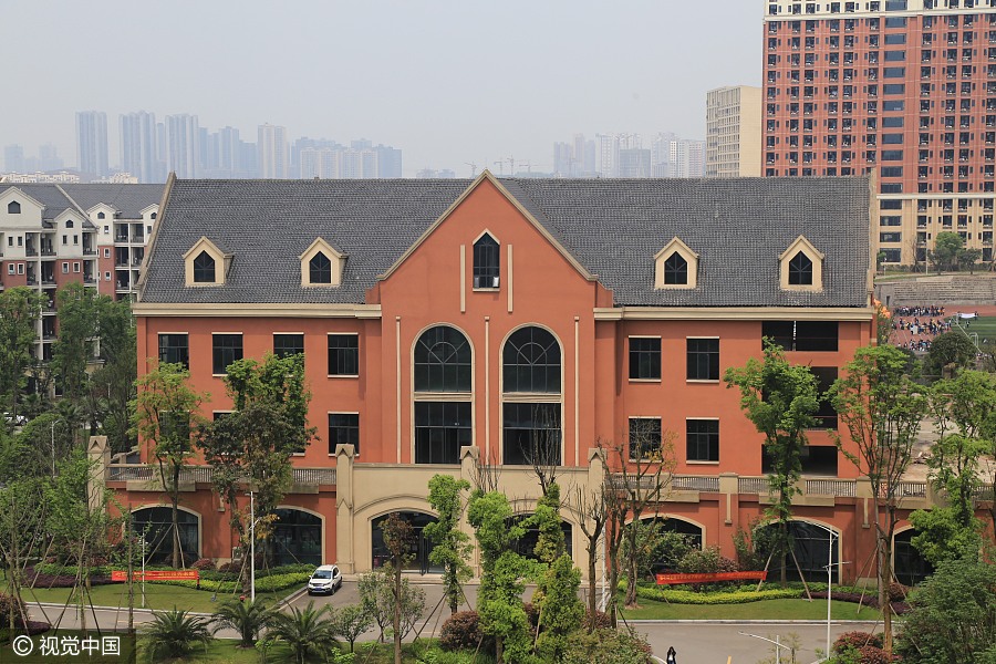 Modern, sleek, beautiful campus in Chongqing goes viral