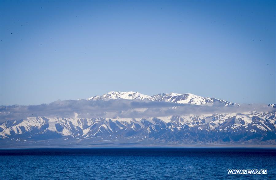 Amazing scenery of Sayram Lake in Xinjiang