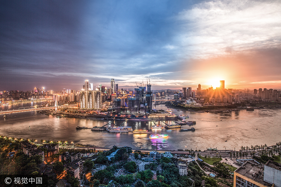 'Time slice' images show beauty of Chongqing