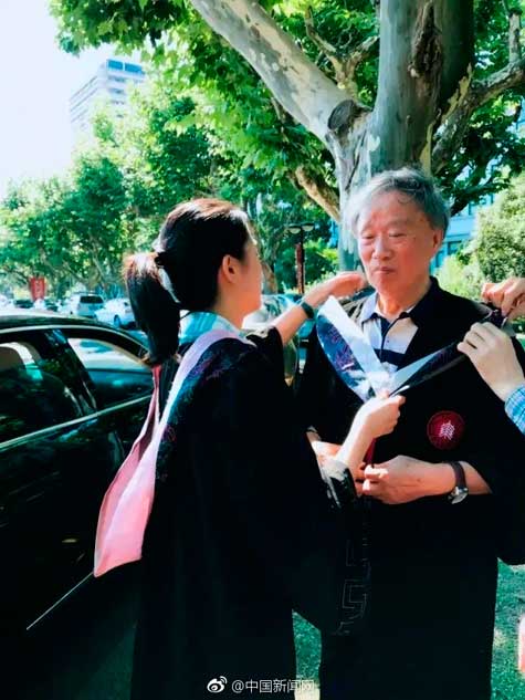 Granddaughter brings grandpa back to campus after 60 years