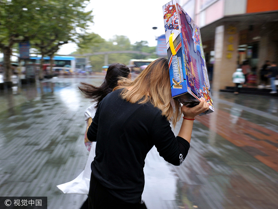 Typhoon threatens southern coast