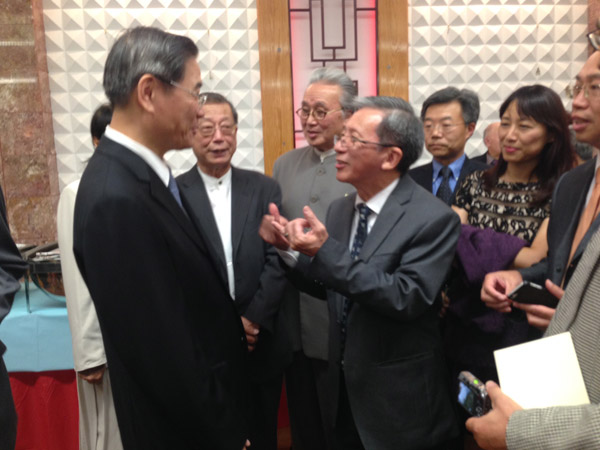 Zhang Zhijun welcomed at Chinese Consulate in San Francisco