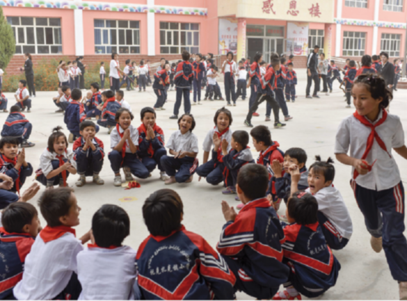 Clapper talk, calligraphy changing bilingual education in Xinjiang