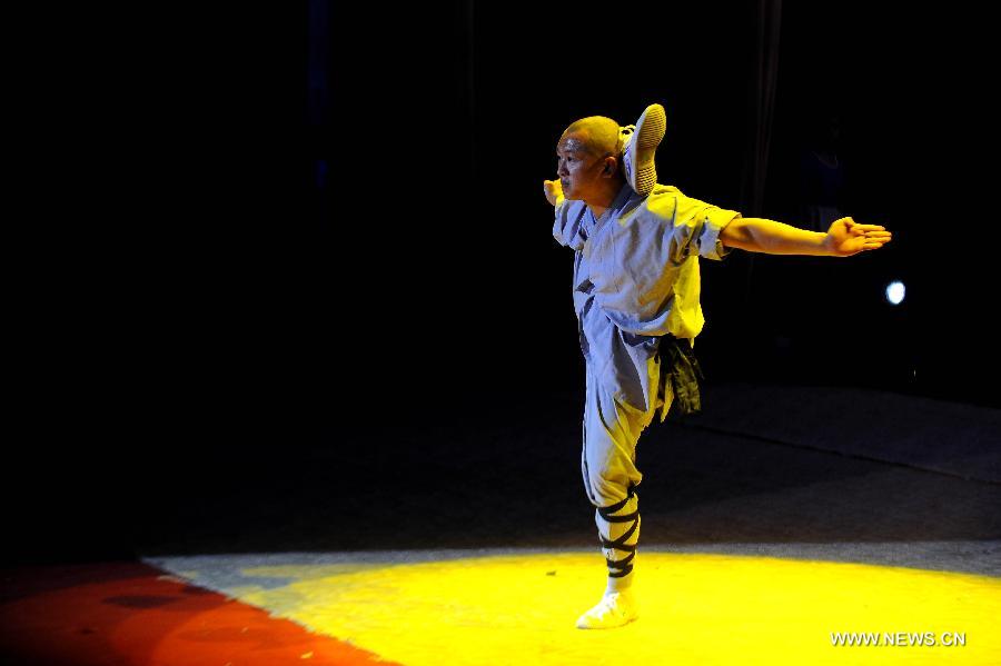 Shaolin martial arts performed in Taiyuan