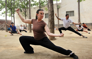 Shaolin martial arts performed in Taiyuan