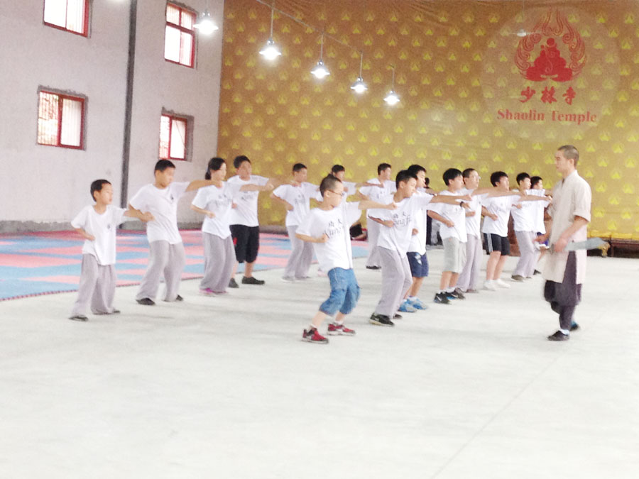 Kung fu summer camp at Shaolin Temple