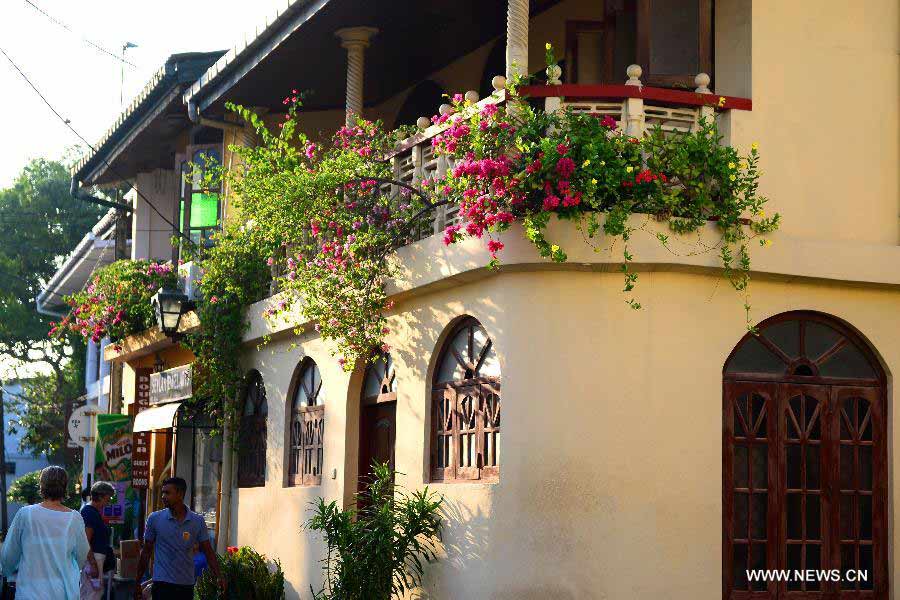 World Heritage Site: old town of Galle in Sri Lanka