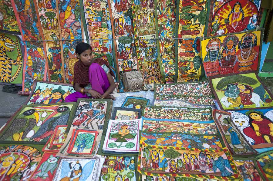 Handicraft fair in Calcutta, India