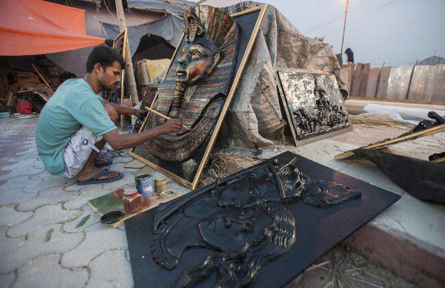 Handicraft fair in Calcutta, India