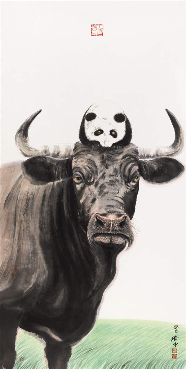 Panda painter raises awareness