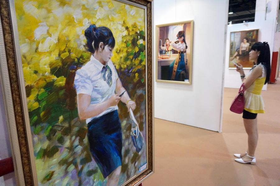 DPRK paintings displayed in Hangzhou