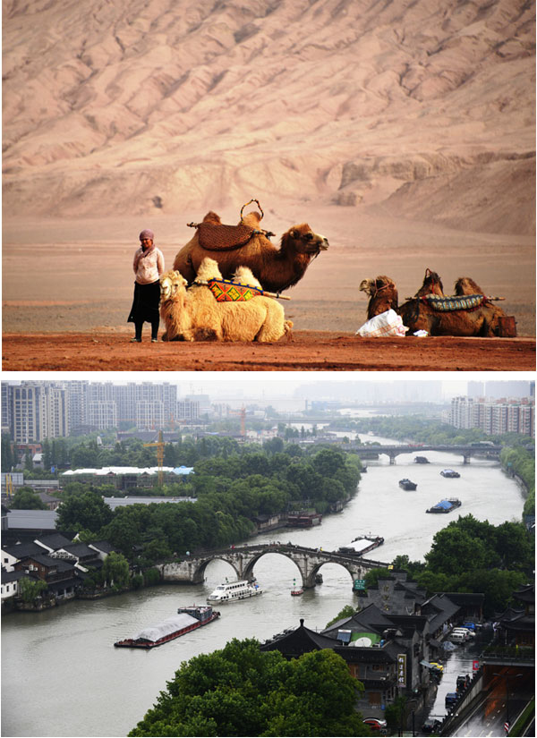 Silk Road, Grand Canal recognized as world treasures