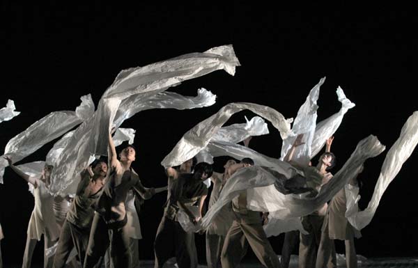 Dance performance explores symbolic paper