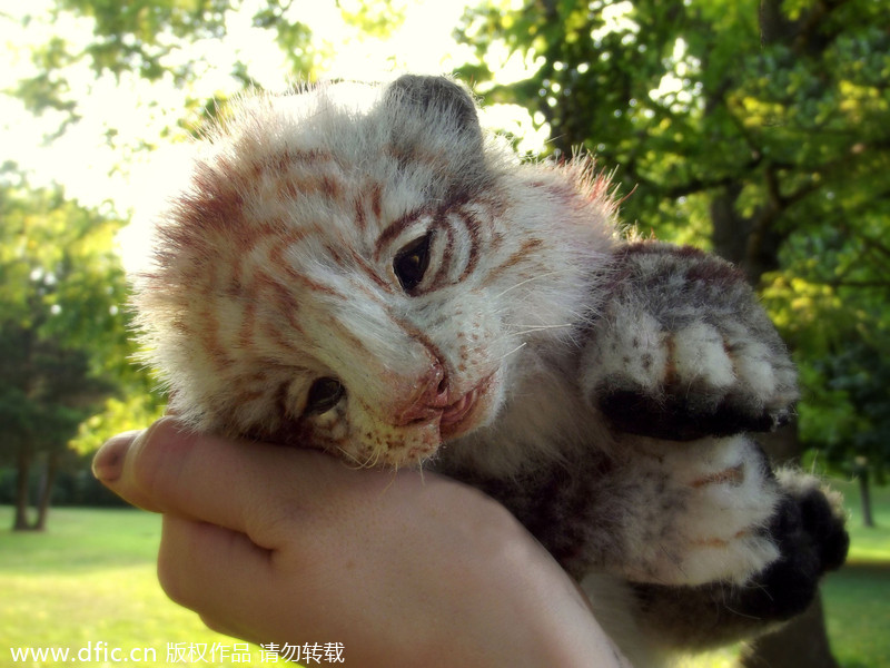 US artist creates lifelike baby animals