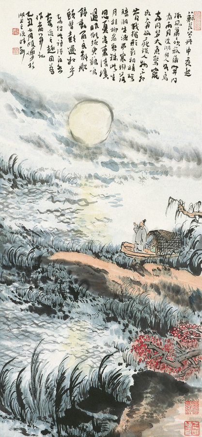 Chinese paintings about Mid-Autumn Festival