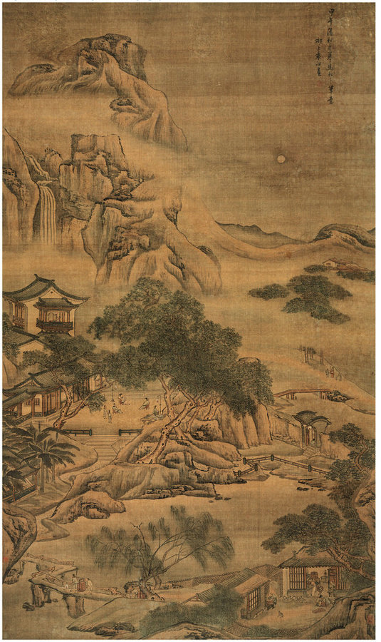 Chinese paintings about Mid-Autumn Festival