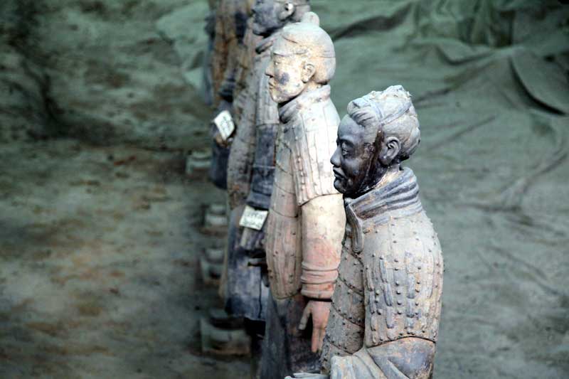 Details of Terracotta Warrior Pits