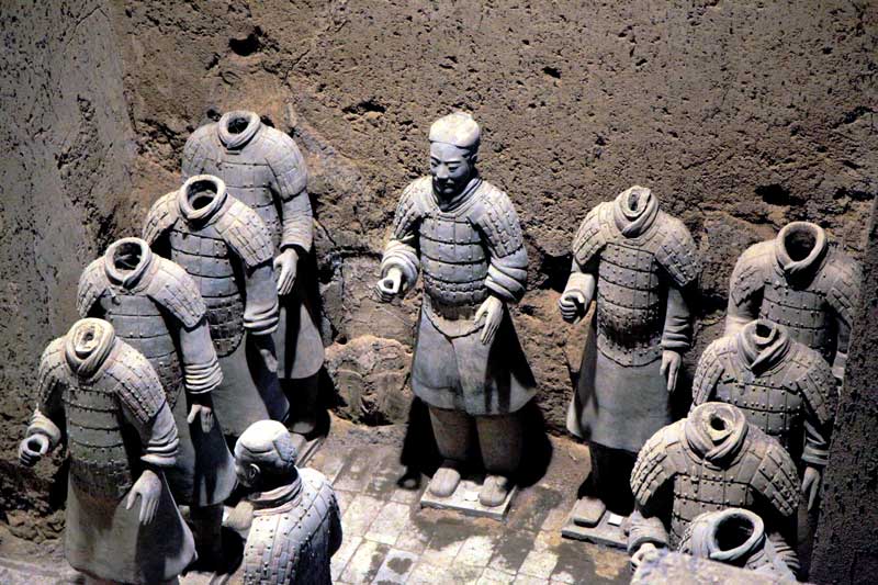 Details of Terracotta Warrior Pits