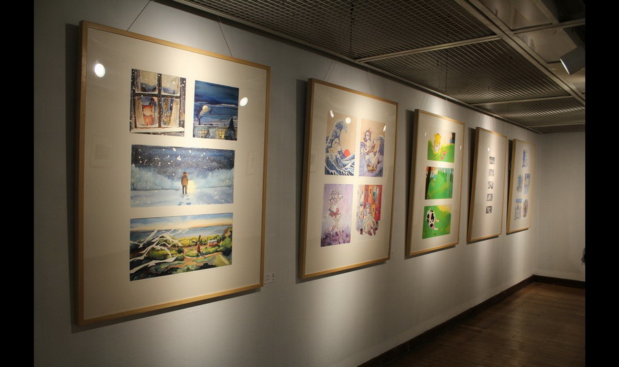 Hangzhou holds exhibition on illustrations, cartoons