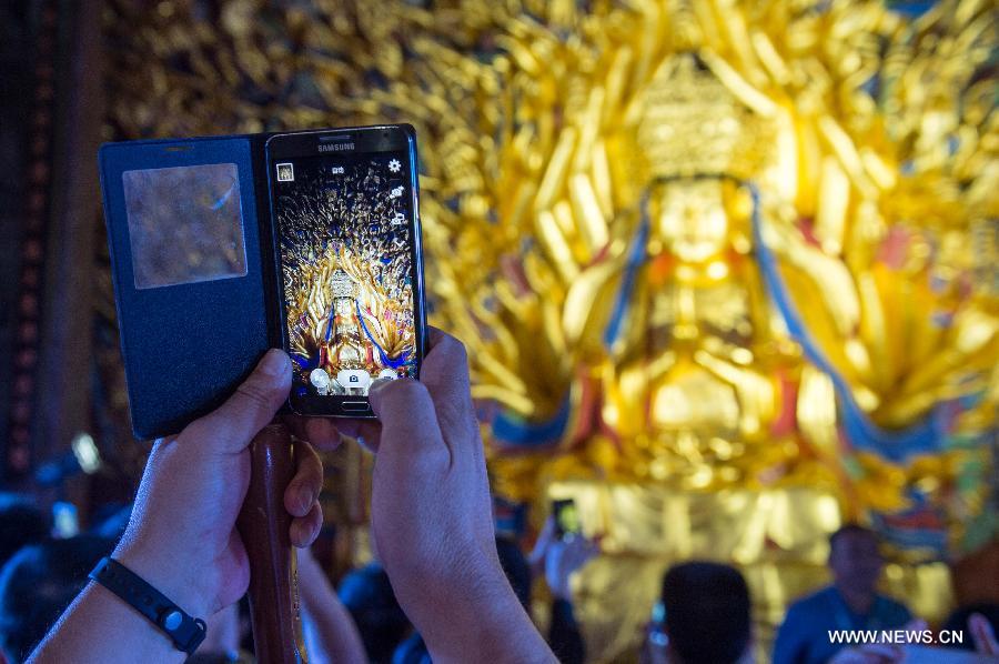 China restores 800-year-old Buddhist statue