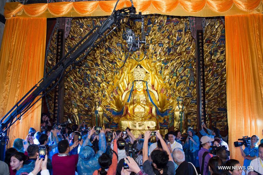 China restores 800-year-old Buddhist statue