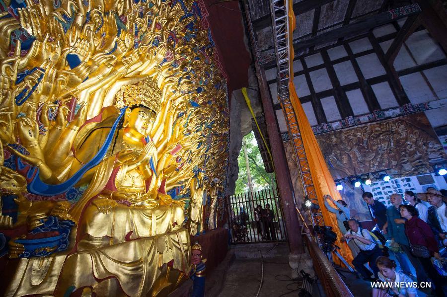 China restores 800-year-old Buddhist statue