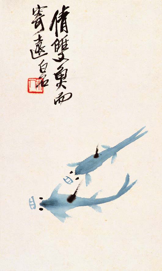 Qi Baishi's grass and insect paintings on display in Beijing