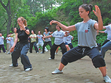 Tai chi changes the face of quaint, quiet farming village