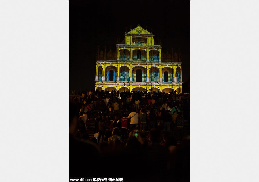 Macao Light Festival delights visitors