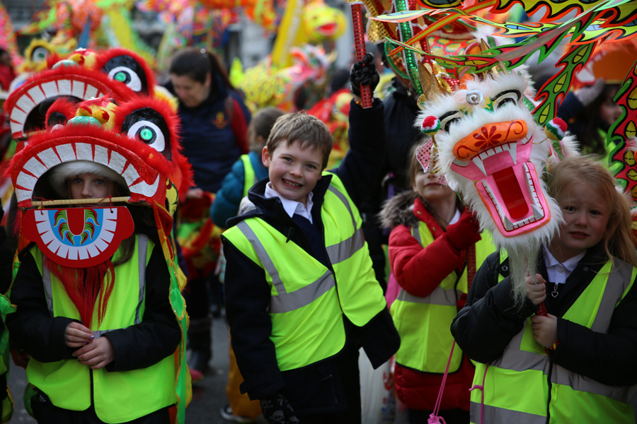 Cuties around the world celebrate Chinese New Year