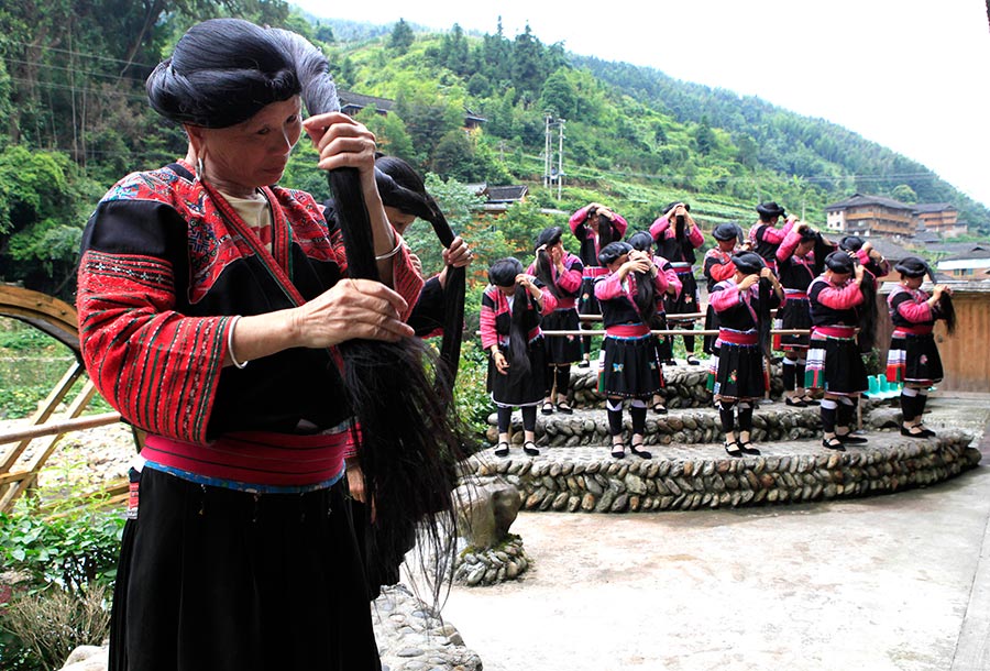 Huangluo: China's 'long hair village'