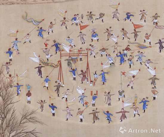 Ancient paintings depict Chinese forerunners of Olympic sports