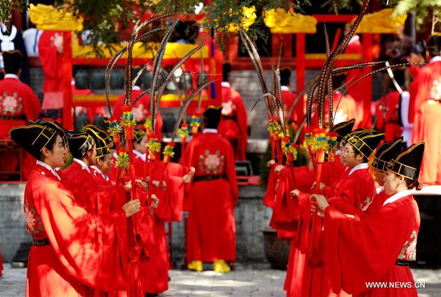 2567th birthday of Confucius marked around China