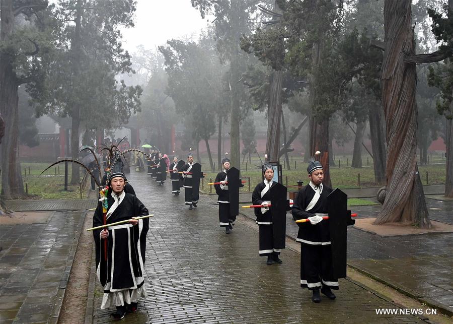 Sacrificial ceremony held to commemorate Mencius in Shandong