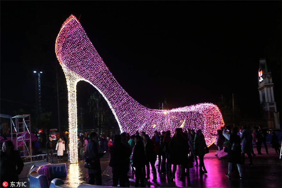 How art installations celebrate high-heel shoes