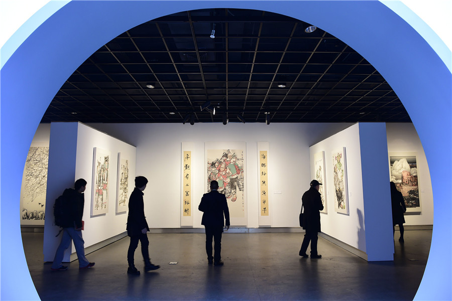 2016 Biennial of Chinese Traditional Painting opens in Hangzhou