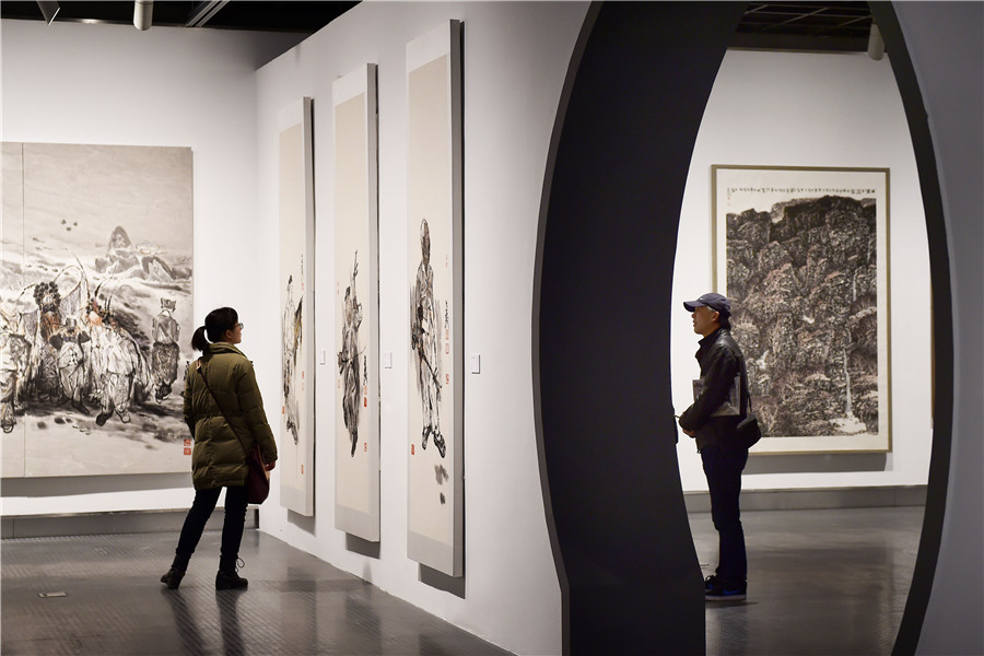 2016 Biennial of Chinese Traditional Painting opens in Hangzhou