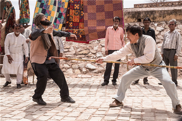 Jackie Chan embarks on an Indian adventure