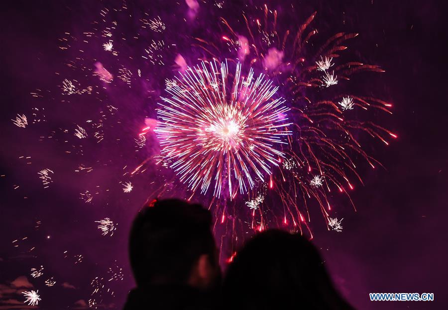 Fireworks light up sky in NYC to celebrate Chinese Lunar New Year