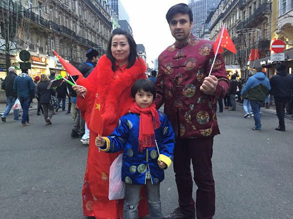 Chinese New Year parade held in Brussels