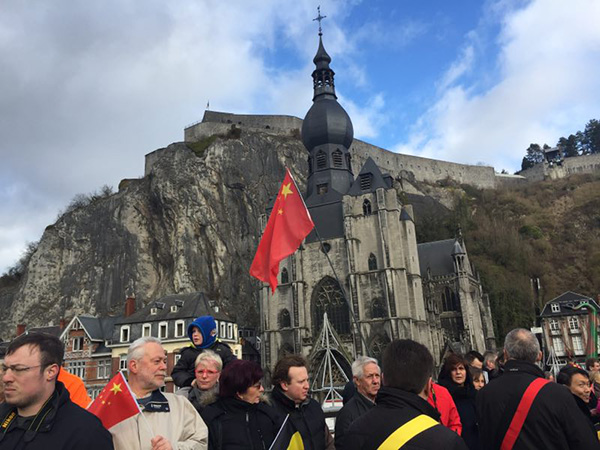 Chinese New Year celebrations in the birthplace of the saxophone