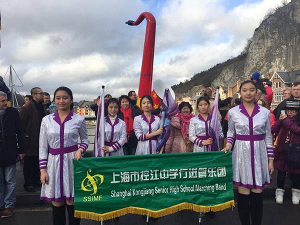 Chinese New Year celebrations in the birthplace of the saxophone