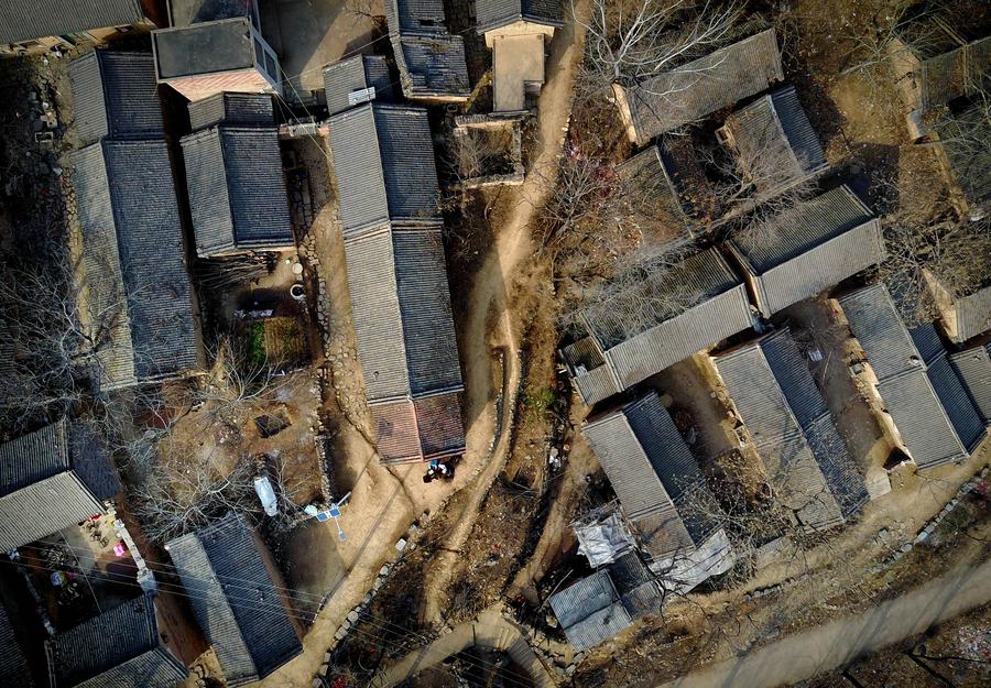 Stone village in Central China's Henan