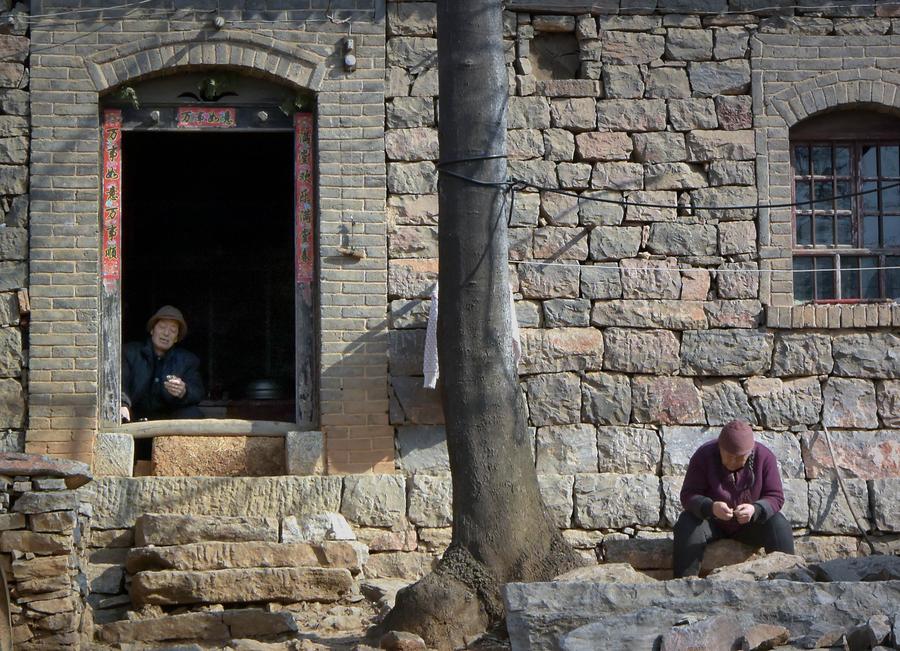 Stone village in Central China's Henan