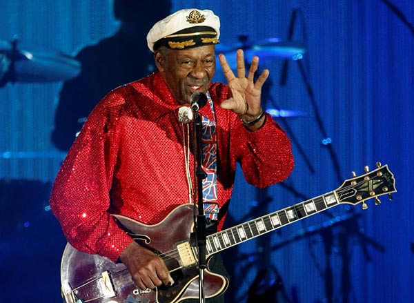 Legendary musician Chuck Berry dies at 90