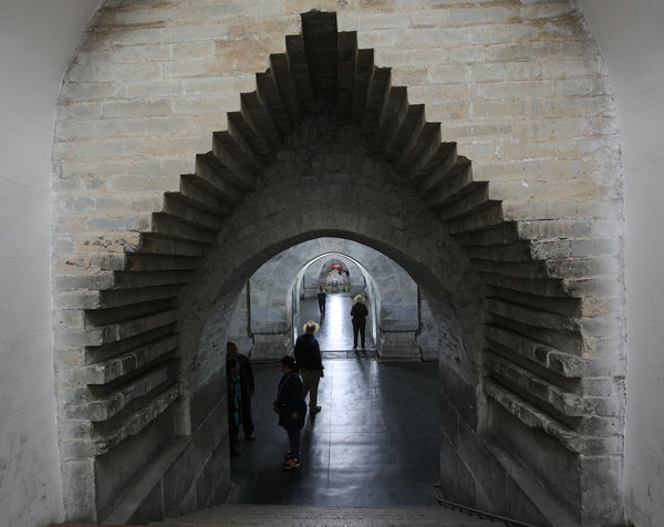 Inside the tomb of the emperor