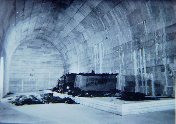 Inside the tomb of the emperor