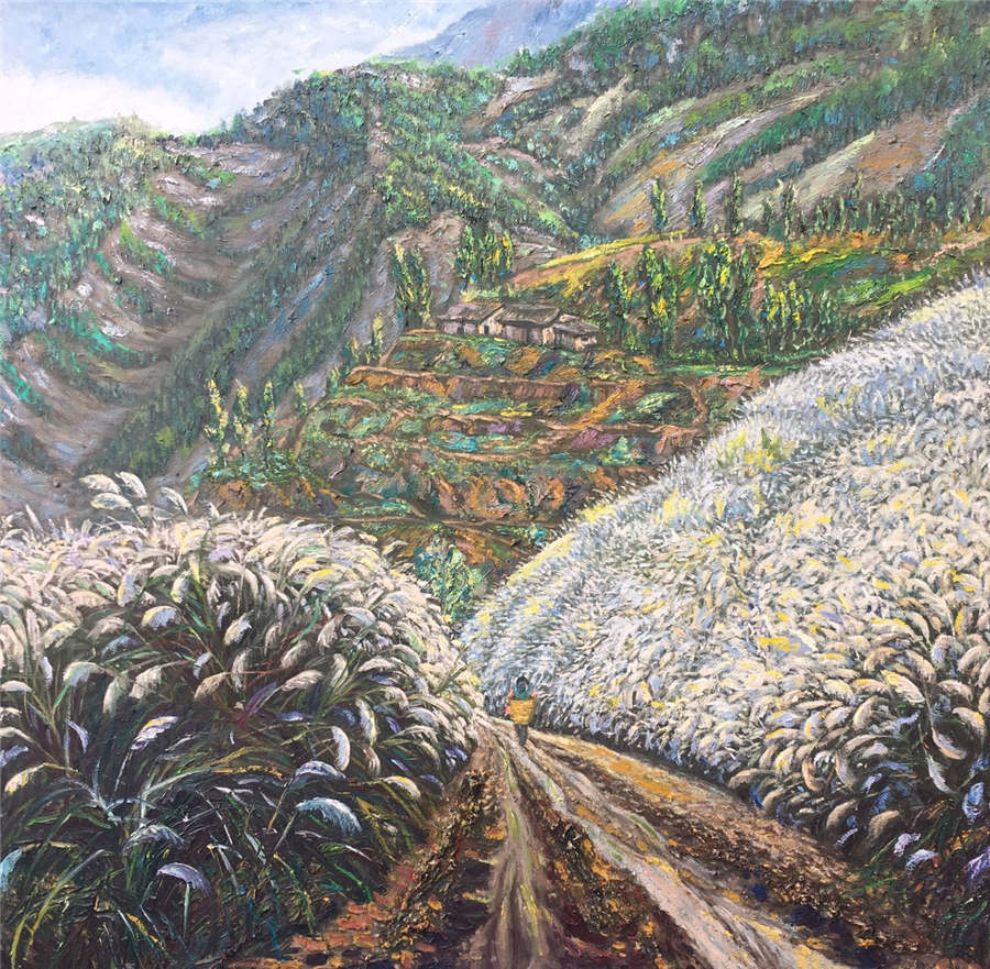 Chongqing farmer becomes oil painting master