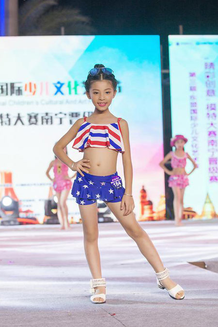 Disturbing images of kids as young as THREE posing in lingerie on runway in  competition to find child models - World News - Mirror Online